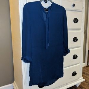Navy Blue Shift Dress